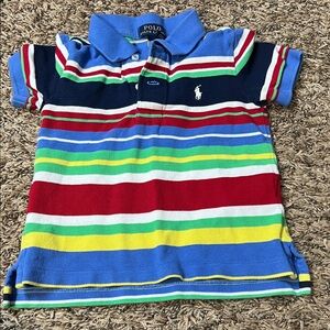 Polo Ralph Lauren ToddlerMulticolor Striped Polo - Blue/Red/Green/Yellow/White